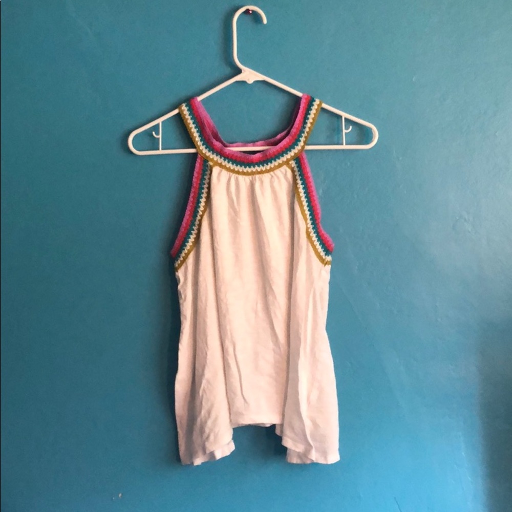 Colorful Neckline Tank top